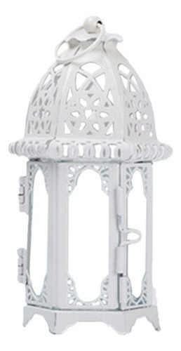 A Candelero De Hierro Forjado Vidrio Soporte For Vela Diseño