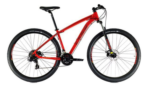 Bicicleta Mtb Aro 29 Oggi Hacker Sport 2021 Verm/vinho/amar