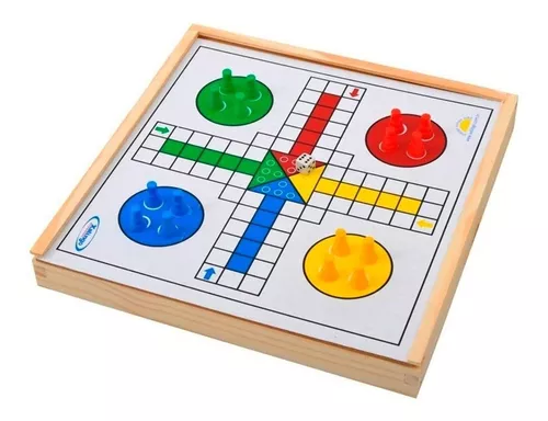 Jogo 4 em 1 dama/resta1/trilha/ludo ref 1045 ggbplas - Marbel Distribuidora