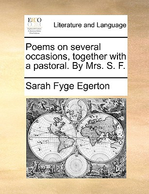 Libro Poems On Several Occasions, Together With A Pastora...
