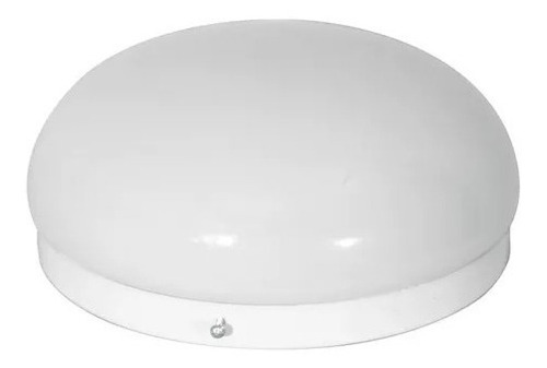 Plafón Boina De 2 Luces De Vidrio Opal De 30 Cm Apto Led