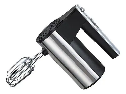 Batidora de mano Boma BM8888 negra y plateada 220 V