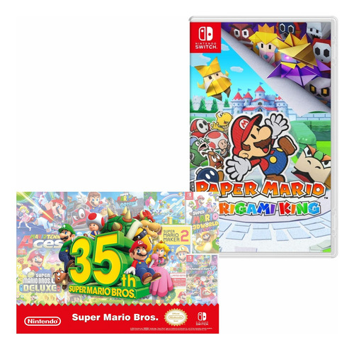 Super Mario Paper Switch + Regalo Ver.1