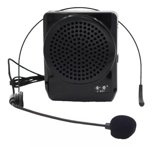Parlante Portatil Amplificador Microfono Profesores Bateria