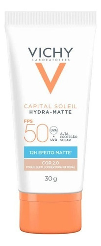 Protetor solar Hydra-Matte 2.0 FPS50 30g Vichy Capital Soleil