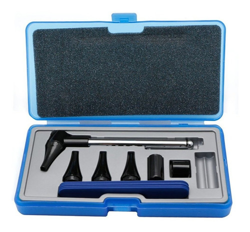 Otoscopio Set Fibra Óptica Oftalmoscopio Led Ent Diagnostic