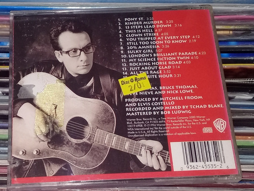 Elvis Costello Brutal Youth Cd Usa / Kktus