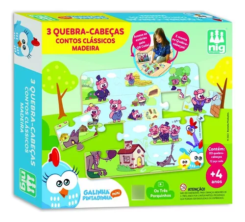 Quebra-Cabeça Fazendinha, Nig Brinquedos : : Brinquedos e Jogos