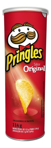 Pringles Snacks Salgadinho de Batata Original 114 g