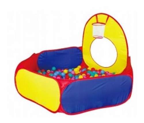 Imagen 5 de 9 de Carpa Pelotero Castillo Autoarmable Con Tunel + 100 Pelotita