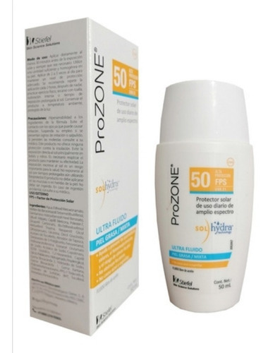 Prozone Invisible Protector 50 Fps Ultra Fluido Bloqueador.