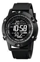Comprar Reloj Hombre Skmei 1762 Digital Alarma Fecha Cronometro Color De La Malla Negro Color Del Bisel Negro Color Del Fondo Negro