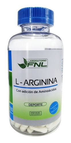 Arginina Deporte 180 Cáps 500 Mg ,fnl Laboratorio