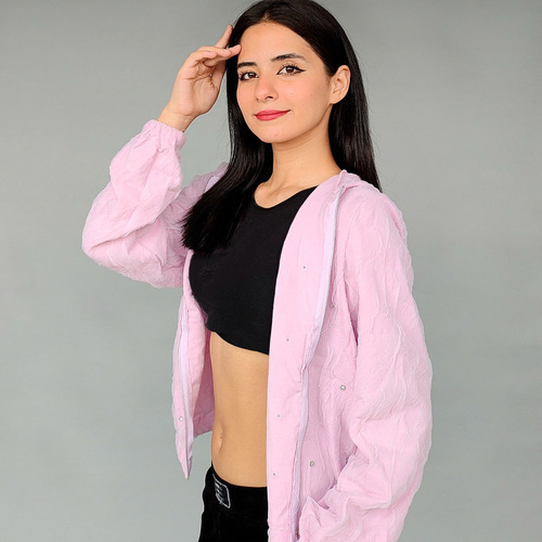 Sudadera Casual Para Dama Con Detalles De Brillos