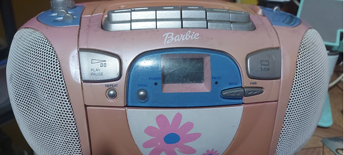 Radio Grabadora Cd Vintage Barbie De Coleccion