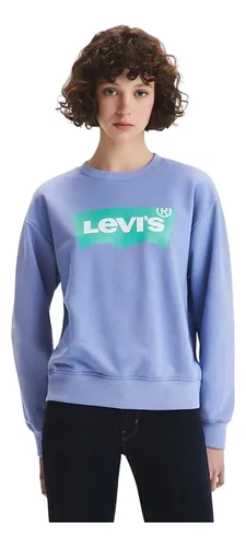 Buzo Mujer Levi s Graphic Crew Batwing Cuello Redondo