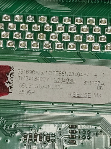 Main Hisense 65u6h Rsag7.820.12881/roh (Usado)