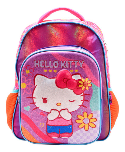 Mochila Primaria Infantil Sanrio Hello Kitty 20 L Lila