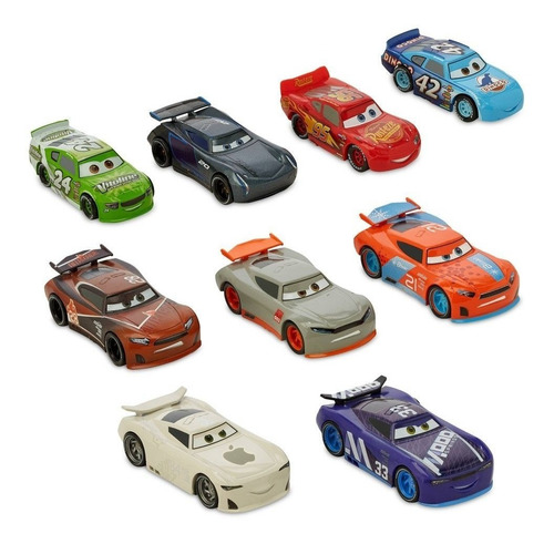 Cars 9 Vehículos Disney Store Deluxe Exclusive