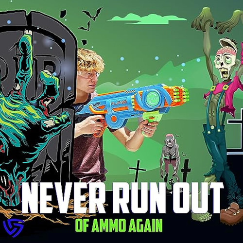 Dardos Verdes Ray Squad Zombie Nerf (paquete De 120) -