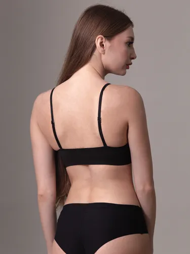 Bralette Negro Con Forro Y Con Aros De Gel Calvin Klein
