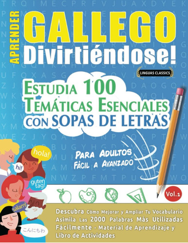 Libro: Aprender Gallego Divirtiéndose! - Para Adultos: Fácil