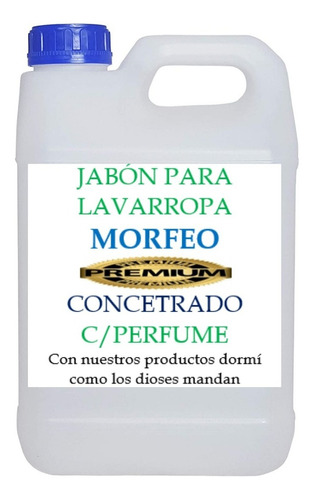 Jabón Para Lavarropas Premium Líquido Con Perfume 10 Litros