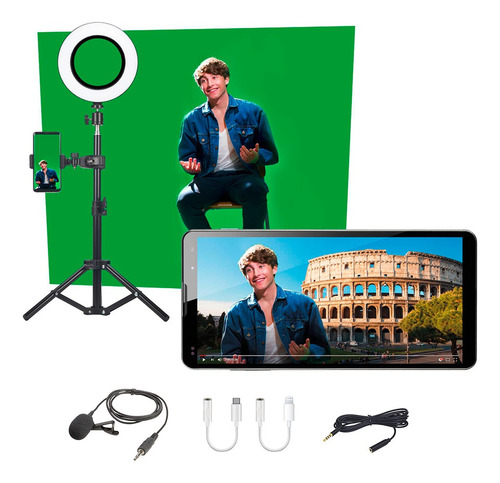 Interfaz de audio Easypix MyStudio negra