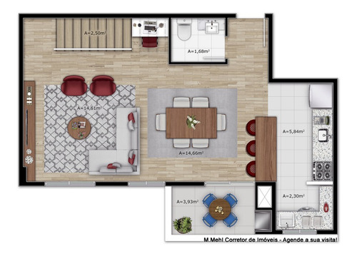 Imagem 25 de 30 de Apartamento Com 2 Dormitórios À Venda Com 157m² Por R$ 335.000,00 No Bairro Neoville - Curitiba / Pr - M2ne-sng