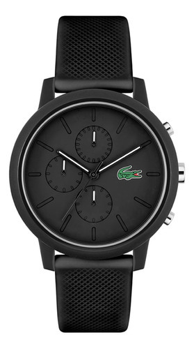 Reloj Lacoste de caucho negro para hombre 2011243