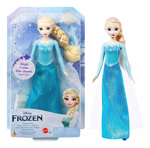 Disney Frozen Muñeca Elsa Cantando Let It Go De Película