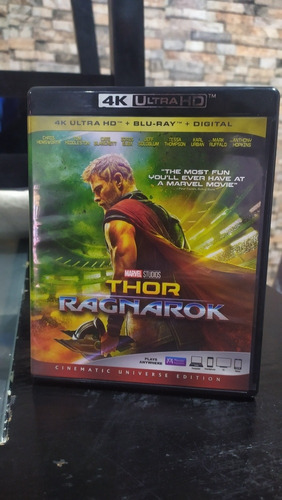 Thor Ragnarok 4k + Blu Ray Original