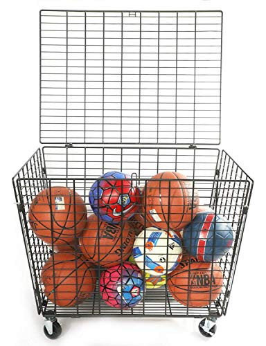 Mythinglogic Almacenamiento De Pelotas De Garaje, Carrito De