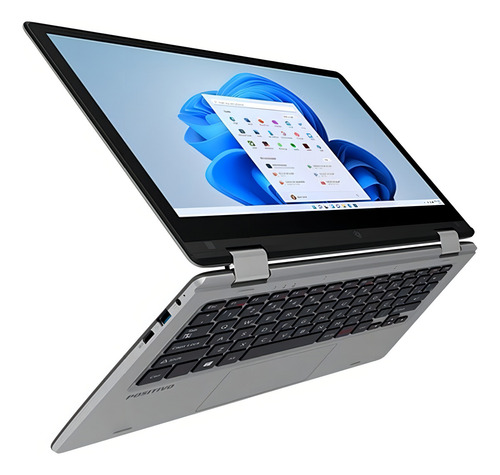 Notebook Positivo Duo 11.6 4gb De Ram 128gb Ssd - C4128bp Cor Cinza