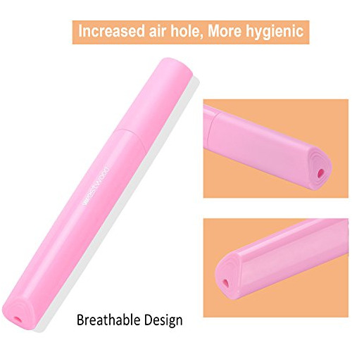 Funda De Plástico Para Cepillo De Dientes De Viaje, Antibact