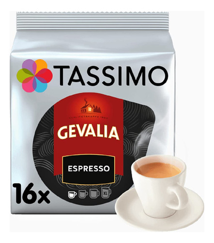 Tassimo Gevalia Kaffe Espresso T-discs, 1 Paquete (16 Disco.