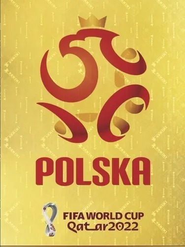 Figurita Mundial Qatar 2022 Escudo Polonia Pol 1
