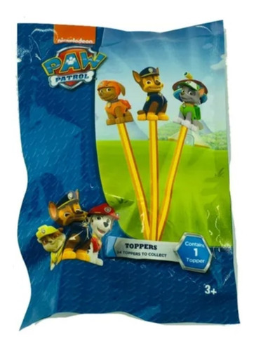 Paw Patrol Figura Para Lapiz 5 Cm Spin Master C/12pzas Sorp.