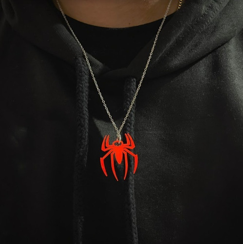 Collar Spider Man Joyeria Bisuteria Mayoreo 10 Piezas