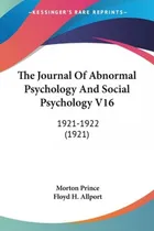 Comprar Libro The Journal Of Abnormal Psychology And Social Psych...