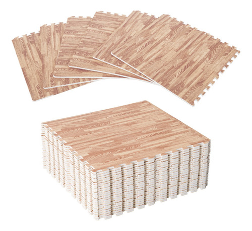 Imagen 2 de 10 de Piso Goma Eva Encastrable 60cm X 60cm X 10mm 4 Piezas
