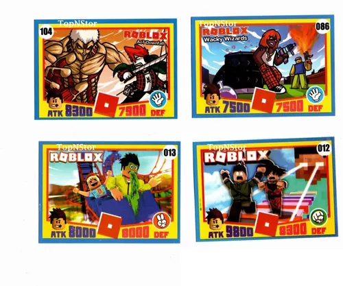 Card ROBLOX - Kit 200 Cartinhas Roblox Card Rôblox Cards Roblox Card Game -  Deck de Cartas - Magazine Luiza