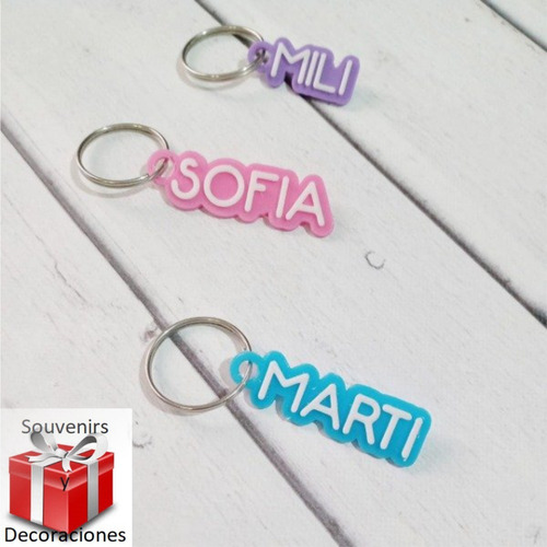 Imagen 10 de 10 de Llaveros Personalizados Con Nombre - Los Mas Lindos