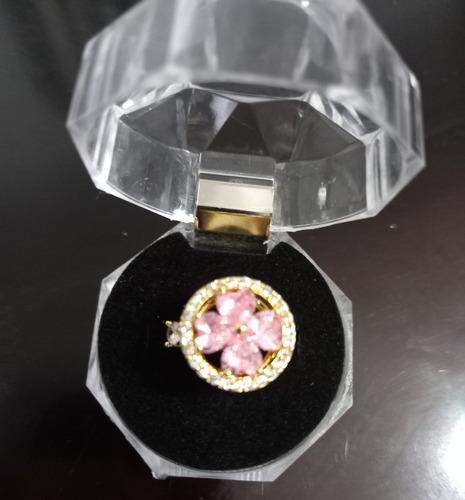 Anillo Girasol Giratorio Ajustable Anti-ansied