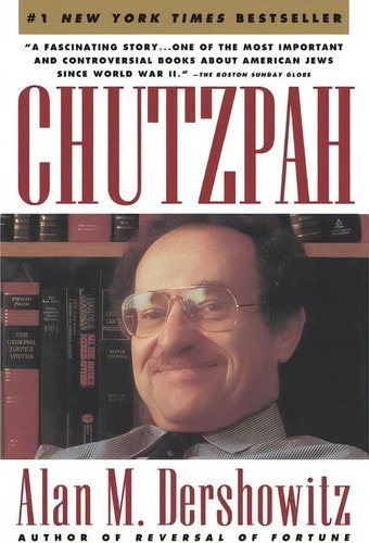 Chutzpah, De Alan M. Dershowitz. Editorial Simon & Schuster, Tapa Blanda En Inglés