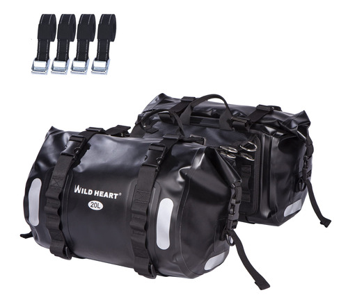 Wild Heart Bolsa Impermeable Alforja De Motocicleta 40l Bols