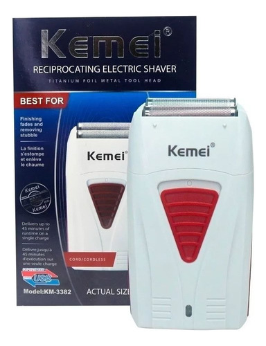 Afeitadora Shaver Cortadora Kemei Profesional Barber 3382