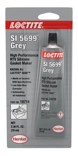 Silicona Ultra Grey Si 5699 70ml Loctite