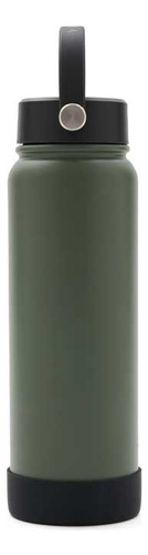 Botella Deportiva Termica Acero Inoxidable Hydra Go 1200ml Color Verde Musgo