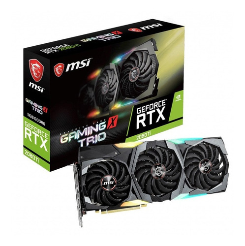 Tarjeta De Video Msi Rtx2080ti Gaming X Trio 11gb Ddr6 Usb-c